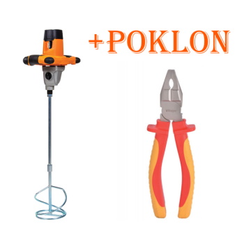 Villager električni mešač za boju 1600W VEM1605 + POKLON Villager kombinovana klešta 180mm VDE 117 Villager električni mešač za boju 1600W VEM1605 + POKLON Villager kombinovana klešta 180mm VDE 117